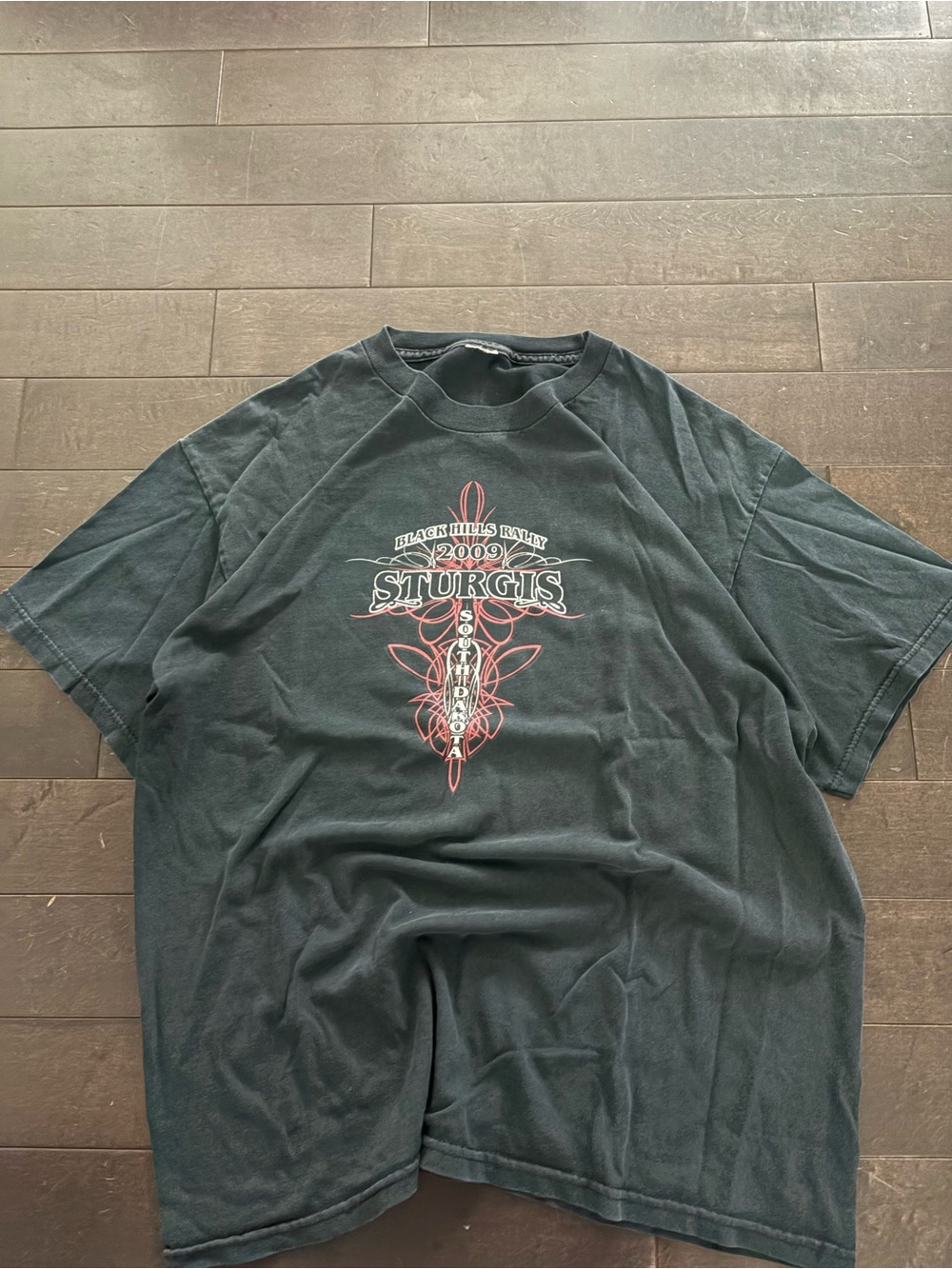 Sturgis 2008 Black Graphic Men's T‑Shirt
